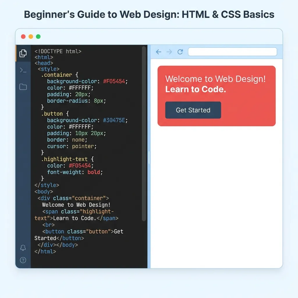 Beginners Guide Color Codes Web Design UI Example