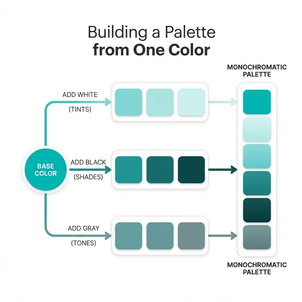 How To Build Palette From One Color Overview