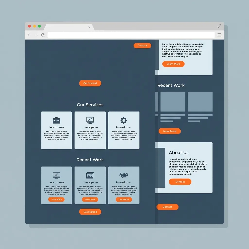 How To Choose Colors For Website UI Example
