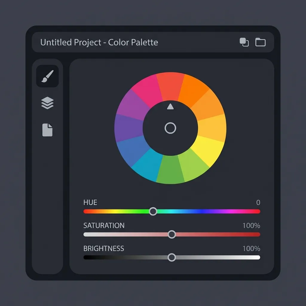 How To Use A Color Wheel Correctly UI Example